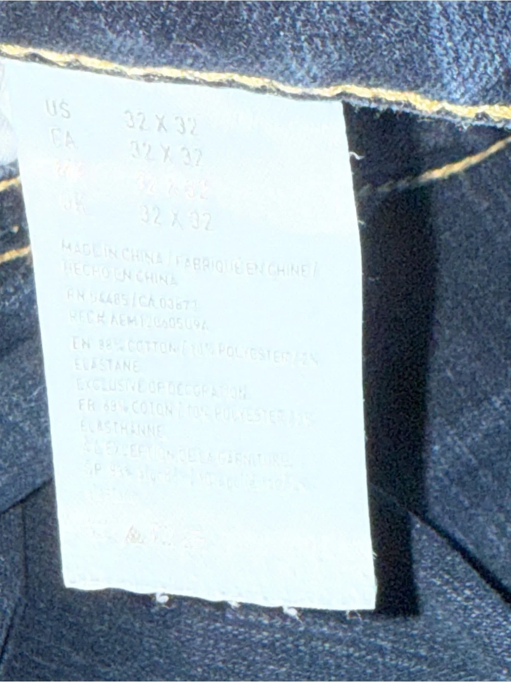 American Eagle Outfitters Dark Blue Slim Straight Men's Jeans